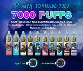 2022 soffi originali del   7000 di tornado di RandM di alta qualità popolare con 53 sapori
