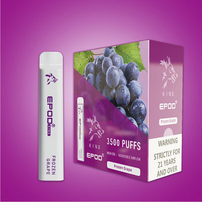 Liquido di re 10ml di EPOD dentro la sigaretta eliminabile 850mAh del nicotina ricaricabile