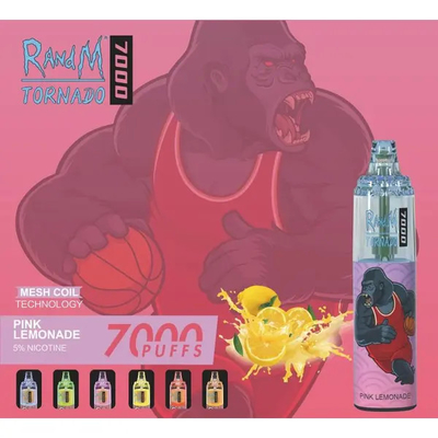 I SOFFI di tornado 7000 del sale RANDM del nicotina di 5% 30 generi condiscono la penna eliminabile di Vape