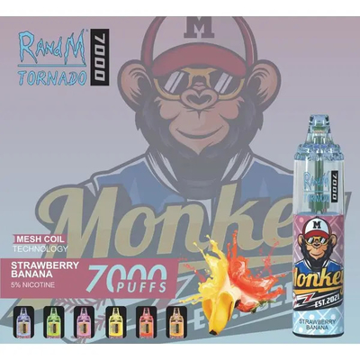 I SOFFI di tornado 7000 del sale RANDM del nicotina di 5% 30 generi condiscono la penna eliminabile di Vape