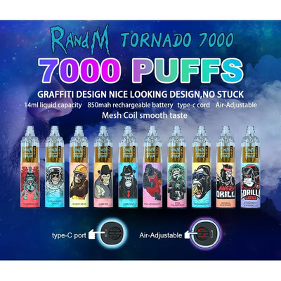 Sale del nicotina di Vape 0/2/3/5% di Cig di controllo 14ml E del flusso d'aria di Rechargeble della luce di RGB