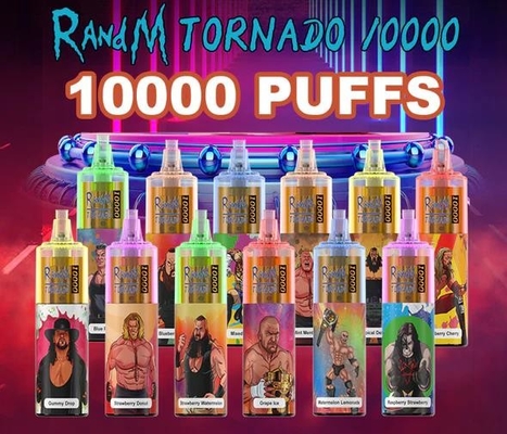 Dispositivo della sigaretta di 10000 dei soffi sapori di Nic Salt Disposable Vape Rechargeable 12