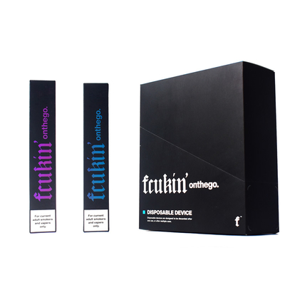 Fcukin 1000 soffia sapore liquido del mango dell'uva di Nic Salt Disposable Vape 3.5ml