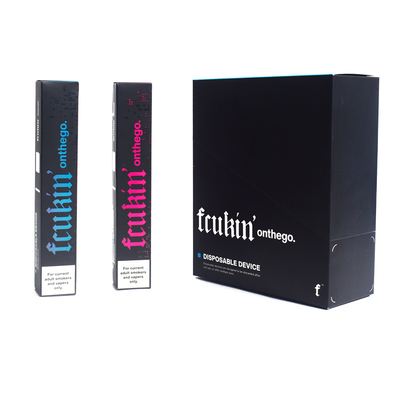 Fcukin 1000 soffia sapore liquido del mango dell'uva di Nic Salt Disposable Vape 3.5ml