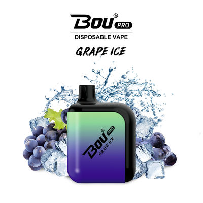 Portatile monouso BOU PRO Vape 7000 Puffs 5% Nic 16ml liquido tipo C ricaricabile