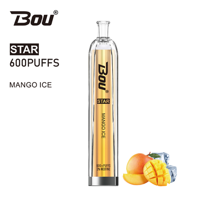 Nuovi Cigs Bou Star IGET Vape di E 600 soffi con resistenza 1.5ohm