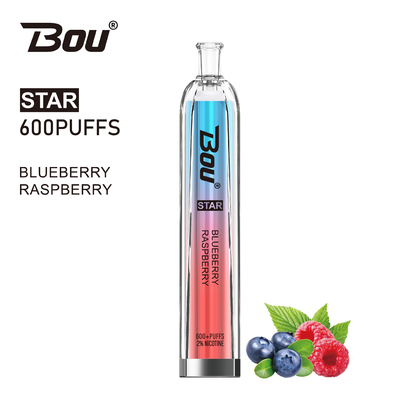 Nuovi Cigs Bou Star IGET Vape di E 600 soffi con resistenza 1.5ohm