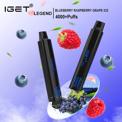 IGET LEGEND Penna Vape usa e getta 20 gusti 5% nicotina 1350mAh 4000 sbuffi