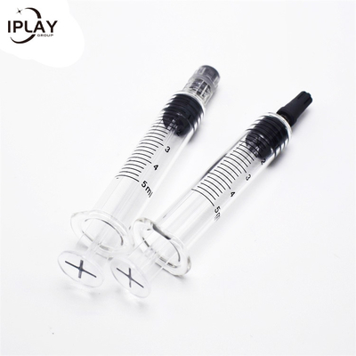 Capacità materiale di vetro delle siringhe 0.5ml 1ml 2.25ml della serratura di Luer di Pyrex