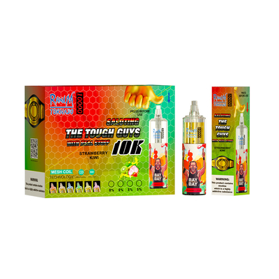 24 tornadi 10K di RandM di sapori soffiano Vape portatile ricaricabile 850mAh
