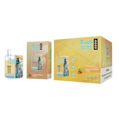 Soffi Vape premio Pen Disposable Nic Salt del cristallo 4600 di 10ML RandM 12 sapori