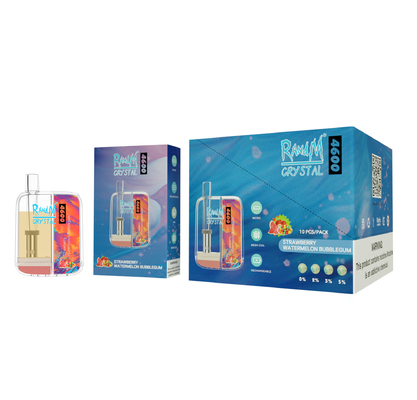 Soffi Vape premio Pen Disposable Nic Salt del cristallo 4600 di 10ML RandM 12 sapori