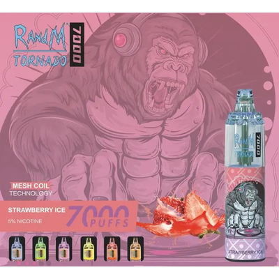 45 nicotina portatile premio eliminabile del vaporizzatore 0/2/3/5% di tornado 14ML di RandM della penna di Vape di sapori
