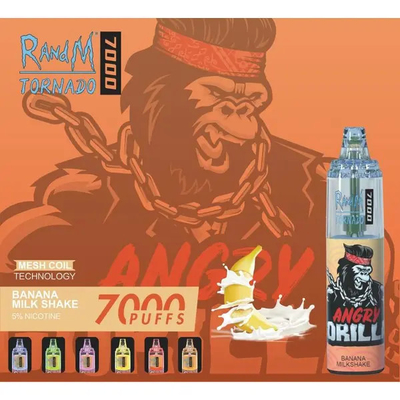 Il tornado 7000 soffia colori eliminabili del dispositivo 45 di 14ml RandM Vape