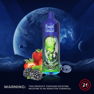 9000 soffi 600mah RandM Vape eliminabile 20 condisce il nicotina di 5%