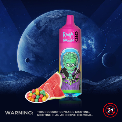 43 Aromi Fumot RandM Tornado 5% Nicotina Vape Pen monouso 850 mAh 9000 Puffs 18 ml Liquido