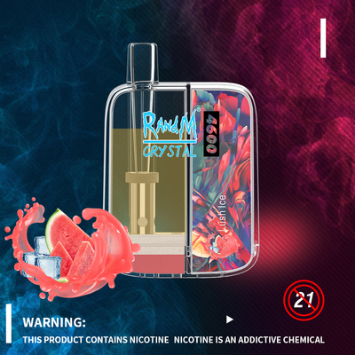Vaporizzatore portatile premio eliminabile dei soffi 10ML del cristallo 4600 di Vape RandM della scatola esile