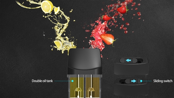 Cartuccia per penna vaporifica monouso da 2 ml 2 in 1 Dispositivo a doppio sapore con caricabatterie di tipo C