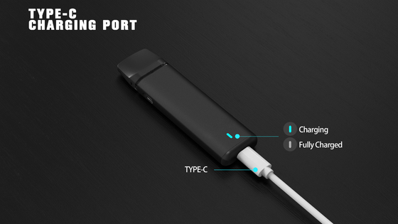 Cartuccia per penna vaporifica monouso da 2 ml 2 in 1 Dispositivo a doppio sapore con caricabatterie di tipo C