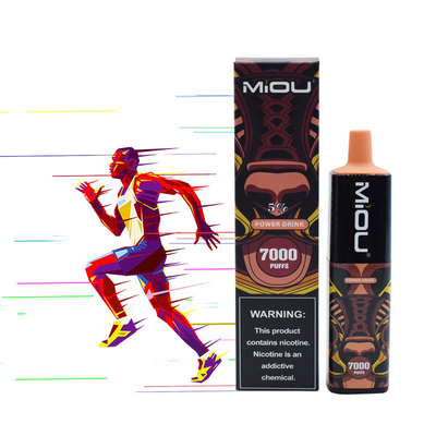 Miou di vendita caldo 7000 soffia E-cig eliminabile portatile Vape del nicotina di 5%