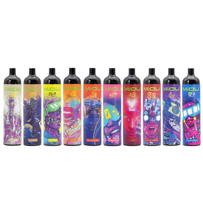 I E-Cigs Miou 9000 di Disposabe soffia sapori del NIC 10 di 5% disponibili
