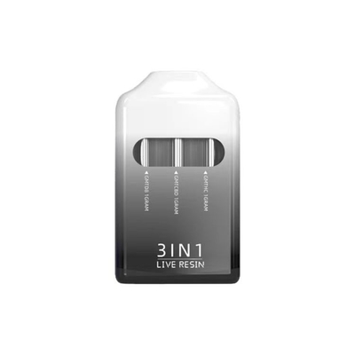 Ultima nuova arrivata 3 in 1 3 ml Cartuccia di vapore monouso con porta di ricarica micro USB