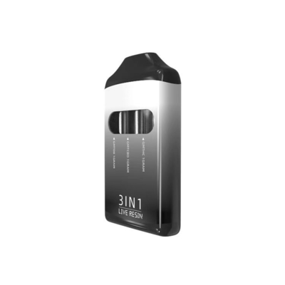 Ultima nuova arrivata 3 in 1 3 ml Cartuccia di vapore monouso con porta di ricarica micro USB