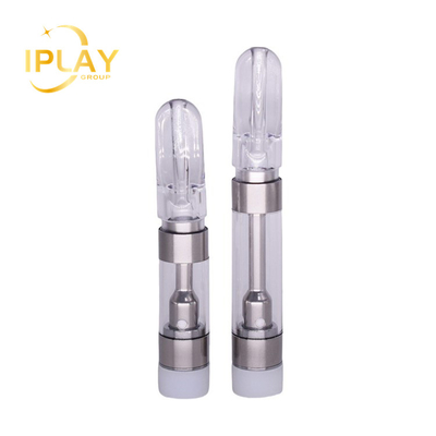 G5S ss316 Center Post Logo personalizzato Cartuccia Vape CBD a pressione in plastica a becco d'anatra 510 con filo