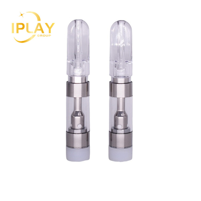 G5S ss316 Center Post Logo personalizzato Cartuccia Vape CBD a pressione in plastica a becco d'anatra 510 con filo