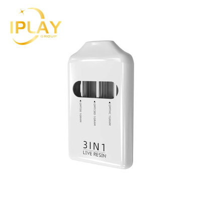 Ultima nuova arrivata 3 in 1 3 ml Cartuccia di vapore monouso con porta di ricarica micro USB