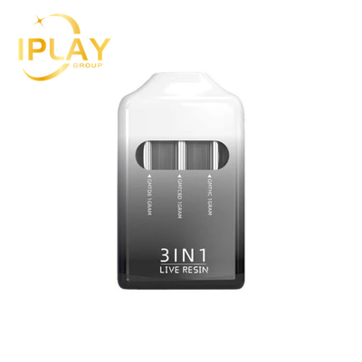 Ultima nuova arrivata 3 in 1 3 ml Cartuccia di vapore monouso con porta di ricarica micro USB