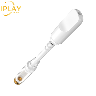 Cartuccia per olio CBD THC D8 all' ingrosso Cartuccia circolare piatta di zirconia di 0,5 ml 1 ml
