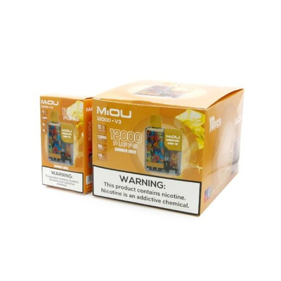 Hot Sale Miou V3 20 Aromi Display Disposable Vape 12000 Puffs Nicotina E Cig Vape