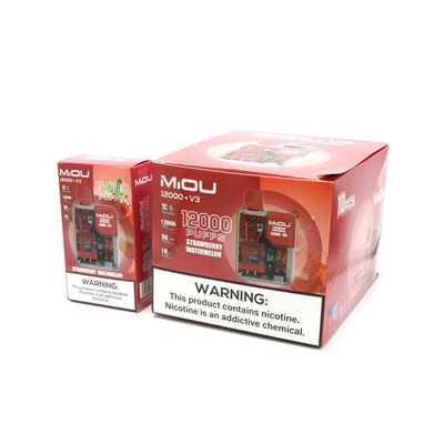 Hot Sale Miou V3 20 Aromi Display Disposable Vape 12000 Puffs Nicotina E Cig Vape