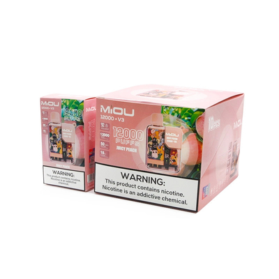 Hot Sale Miou V3 20 Aromi Display Disposable Vape 12000 Puffs Nicotina E Cig Vape