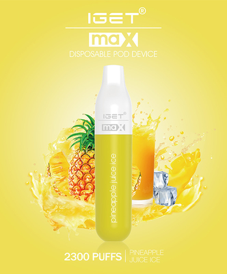 Soffi eliminabili di spedizione veloci della penna IGET max 2300 di Vape 16 sapori disponibili