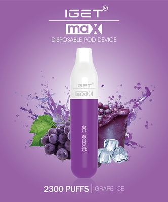 Soffi eliminabili di spedizione veloci della penna IGET max 2300 di Vape 16 sapori disponibili