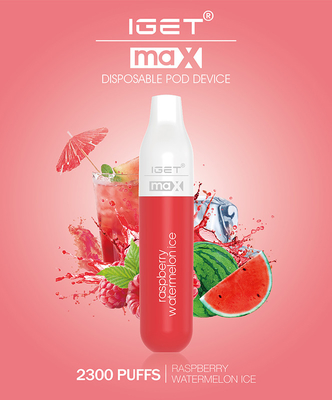 Soffi eliminabili di spedizione veloci della penna IGET max 2300 di Vape 16 sapori disponibili