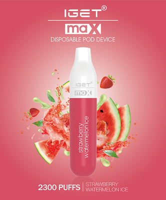 Soffi eliminabili di spedizione veloci della penna IGET max 2300 di Vape 16 sapori disponibili