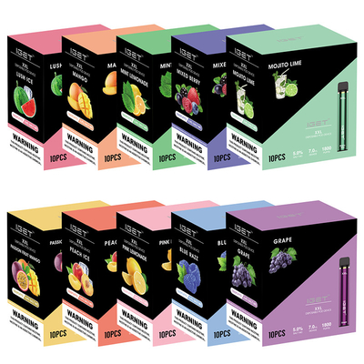 I sapori popolari 7ml Iget eliminabile Vape 1800 della frutta soffia penna della sigaretta di Iget Xxl E