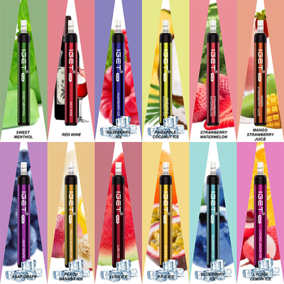 Iget più il multiplo condisce 1200 soffi che la sigaretta elettronica vaporizza 4.8ml Vape Pen Disposable