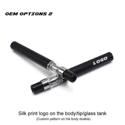 Penna eliminabile ceramica del vape dell'olio del cbd della batteria della bobina D7 0.3ml 280mah di prezzi in serie portatili
