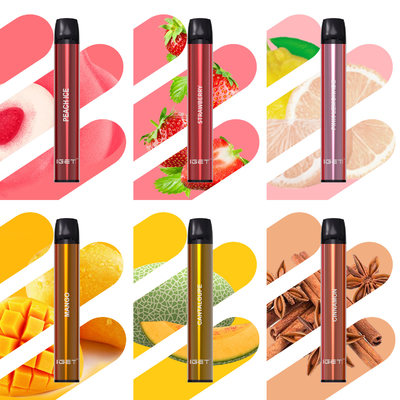 6% 600 cartuccia dei soffi 400mah Nic Salt Disposable Vape Pen IGET SHION