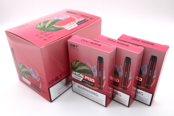 Penna eliminabile autentica di Vape della batteria dei soffi 400mAh del dispositivo 600 del baccello delle E-sigarette di IGET SHION