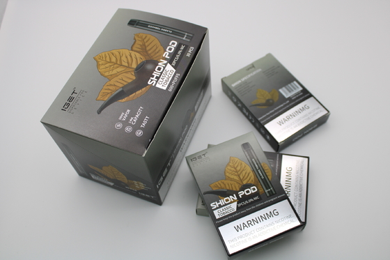 Penna eliminabile autentica di Vape della batteria dei soffi 400mAh del dispositivo 600 del baccello delle E-sigarette di IGET SHION