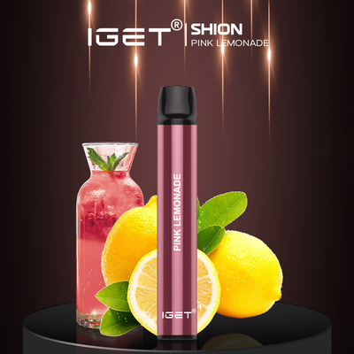 Dispositivo eliminabile del ghiaccio IGET SHION Vaping della cola, 600 sigarette su ordinazione del vapore dei soffi