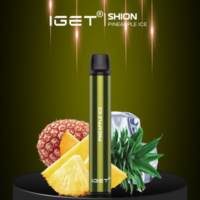 Dispositivo eliminabile del ghiaccio IGET SHION Vaping della cola, 600 sigarette su ordinazione del vapore dei soffi