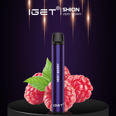 Dispositivo eliminabile del ghiaccio IGET SHION Vaping della cola, 600 sigarette su ordinazione del vapore dei soffi