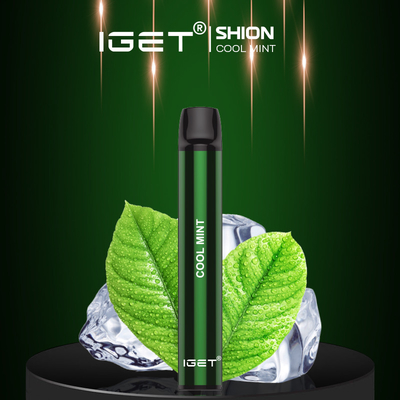 Dispositivo eliminabile del ghiaccio IGET SHION Vaping della cola, 600 sigarette su ordinazione del vapore dei soffi
