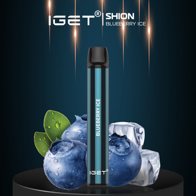 Soffi fertili 2.4ml Iget Shion della penna 600 di Nic Salt Disposable Vape Cbd del ghiaccio